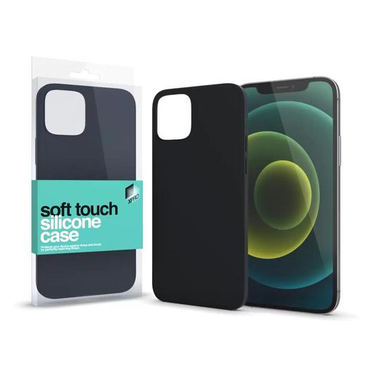 Soft Touch Silicone Case fekete Apple iPhone 13 Pro készülékhez