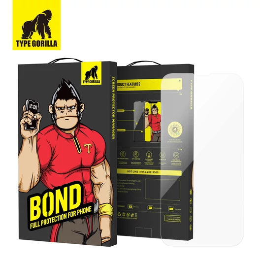 iPhone 13 Mini Bond 2.5D Full Üvegfólia - HD Clear/Átlátszó