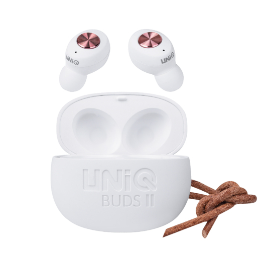 UNIQ Buds ll wireless earphone töltőtokkal - fehér