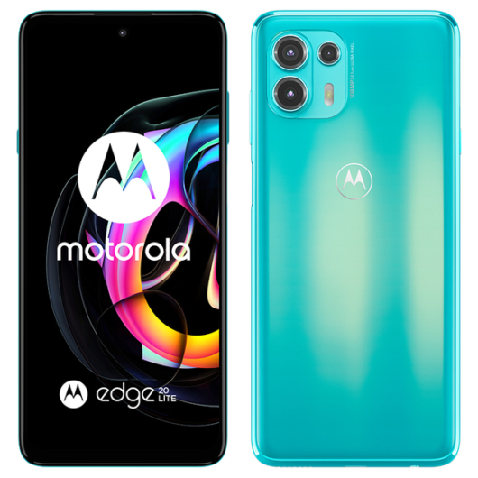 Motorola Edge 20 Lite 5G 8/128GB Dual SIM Mobiltelefon - Zöld