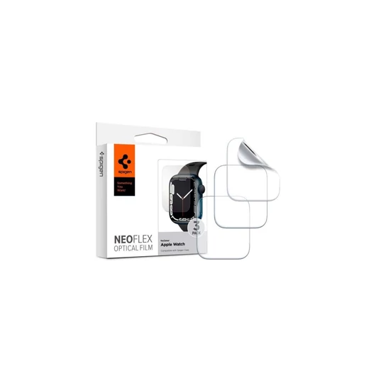 Apple Watch 4 / 5 / 6 / SE / SE 2 / 7 / 8 / 9 (44mm / 45mm) - Clear üveg fólia (Spigen - Neo Flex 3 db s) 