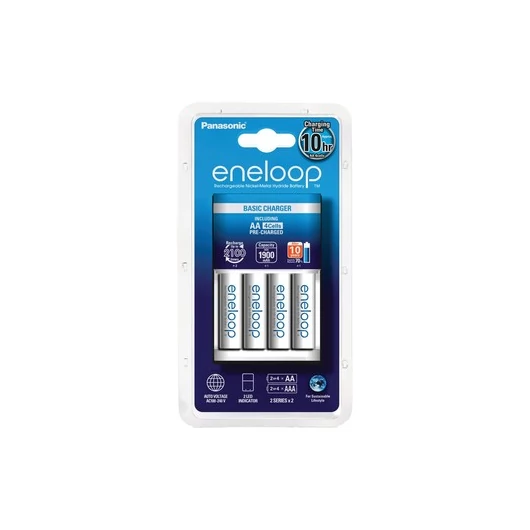 Charger Panasonic BQ-CC51 + 4 x R6/AA ENELOOP 1900mAh  akkutöltő és akkumulátor