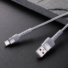 Kép 2/3 - Joyroom S-M363 King Kong USB Type-C 1.2M Adatkábel - Ezüst - Quick Charge/Gyorstöltés
